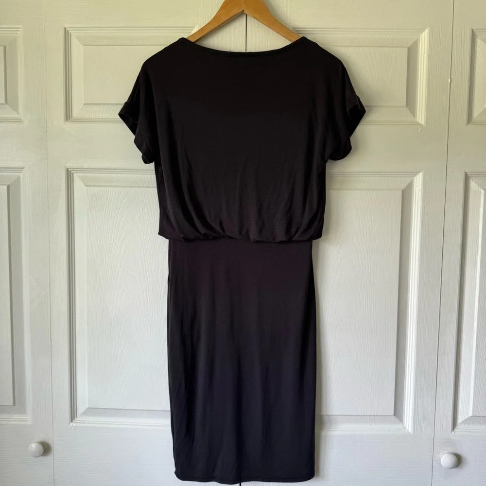 Downeast Knit Shift Dress – Charcoal Gray – Size XS